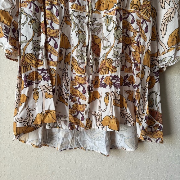 Maaji | Women's Boho Hippie Floral Lightweight Flowy Mini Dress Size Small - Picture 4 of 9